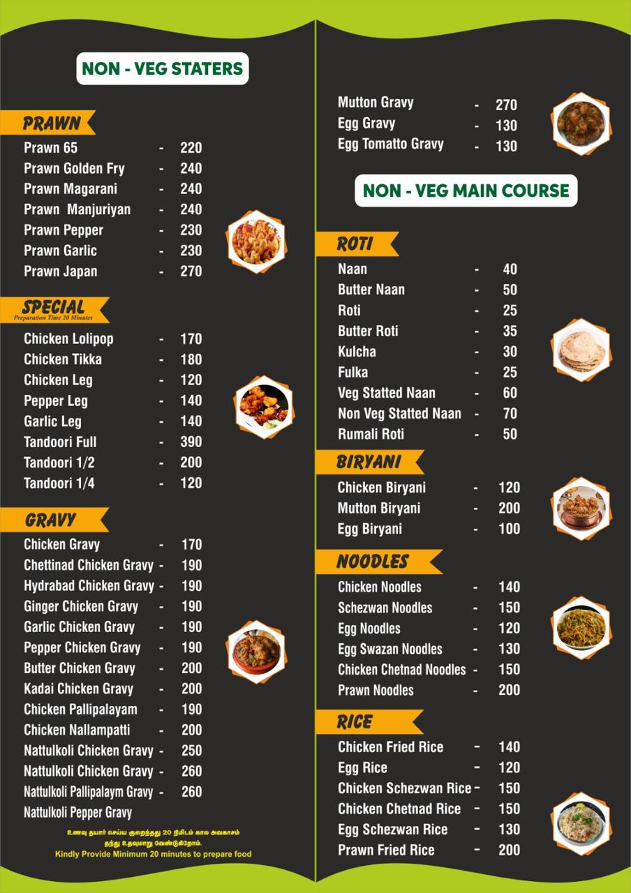 Non-Veg Menu Page 2